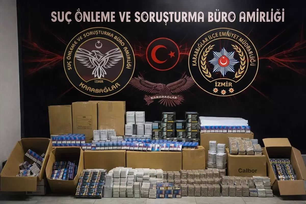 İzmir\'de Kaçakçılık Operasyonu: 2 Gözaltı