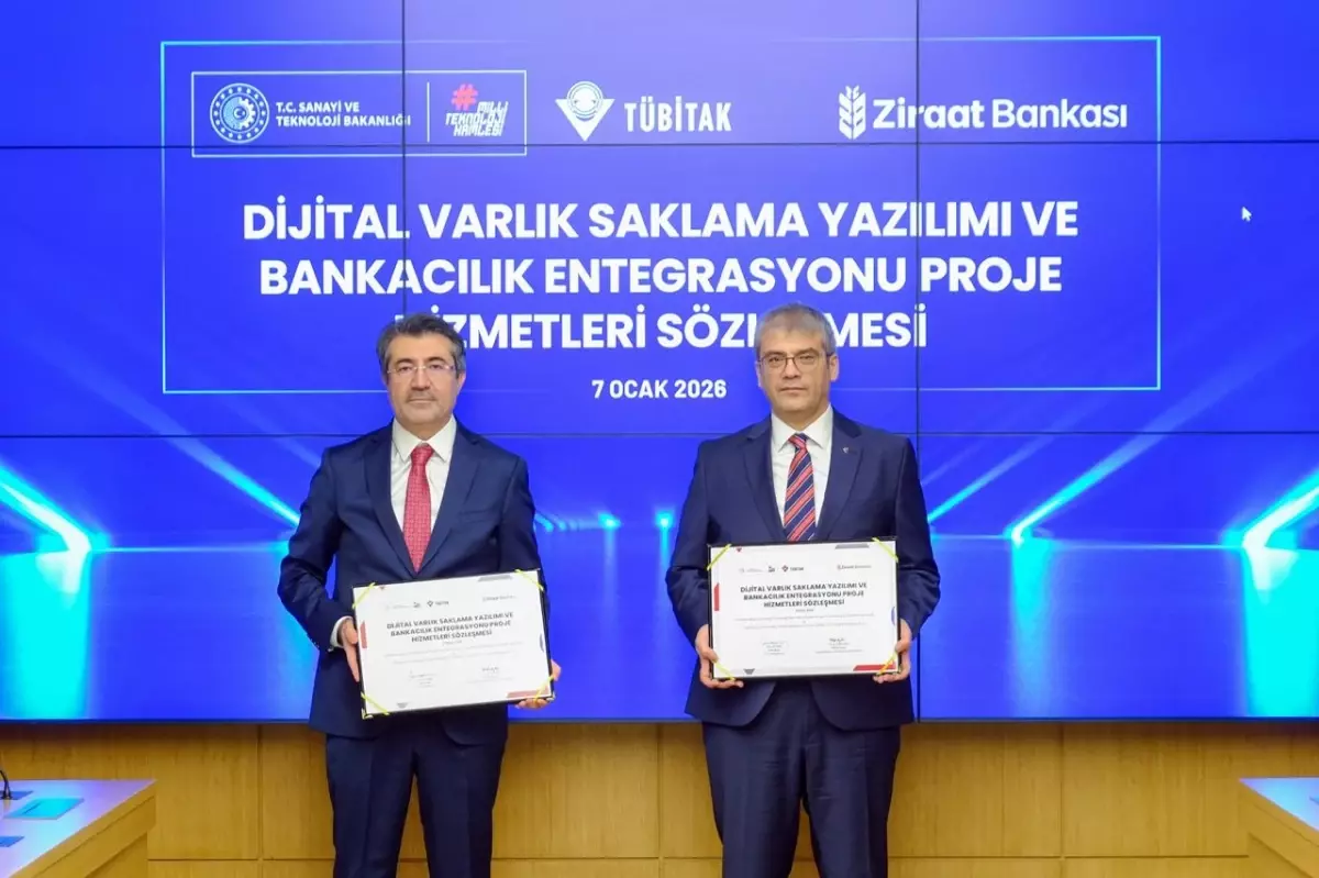 TÜBİTAK ve Ziraat Bankası\'ndan Dijital Finans Protokolü