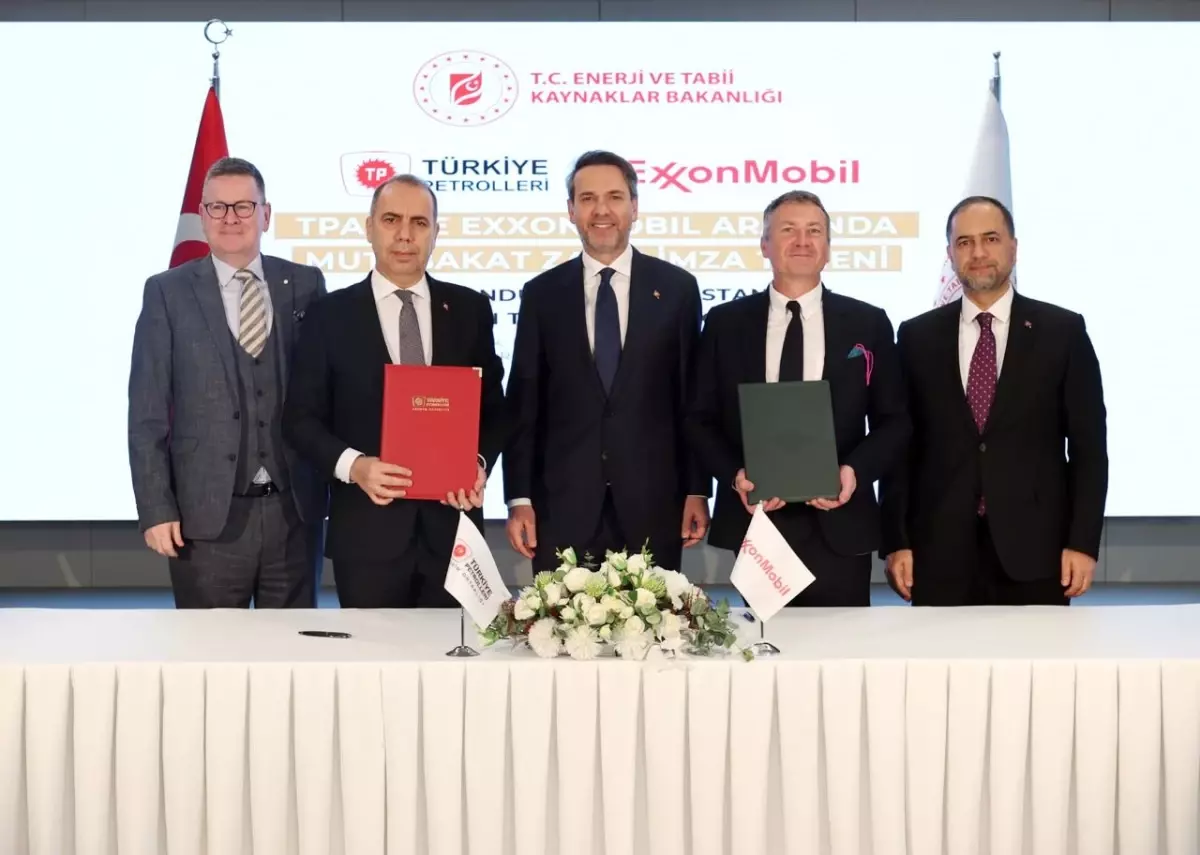 TPAO ve ExxonMobil Arasında Mutabakat Zaptı İmzalandı