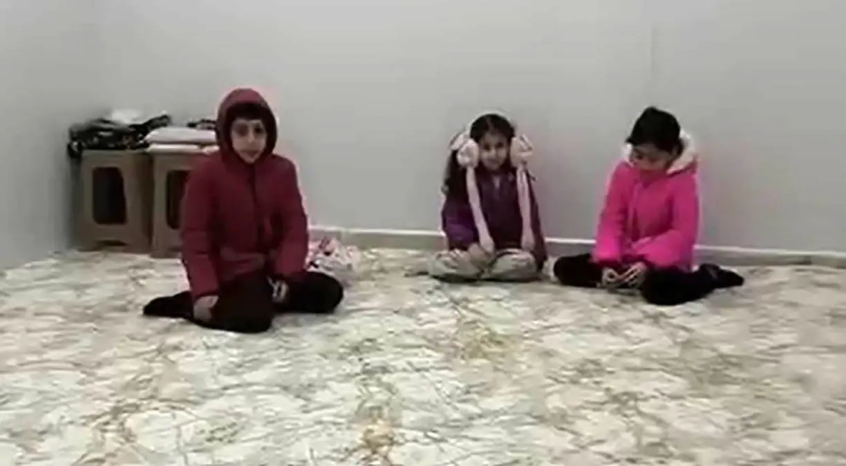 Eşi cezaevine giren kadın çocuklarıyla birlikte hastane mescidine sığındı