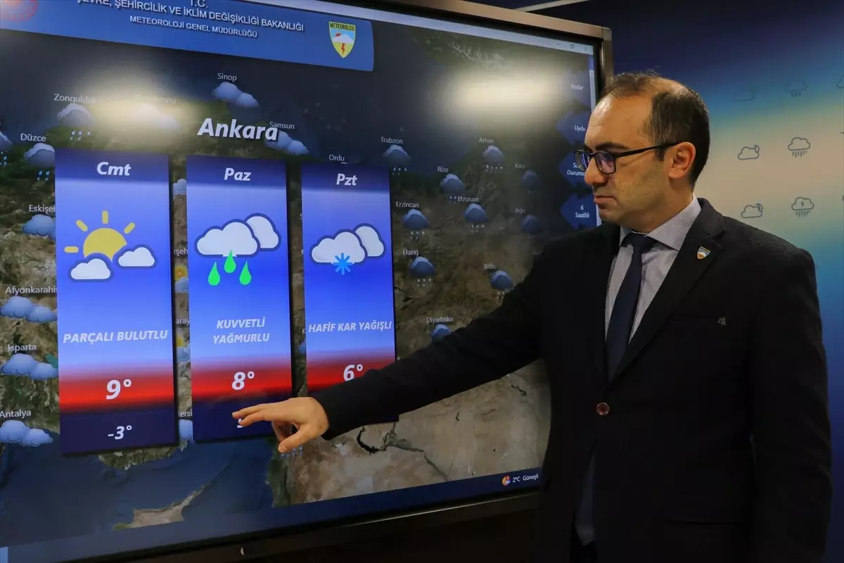 Hafta Sonu Yağışlı Hava Bekleniyor