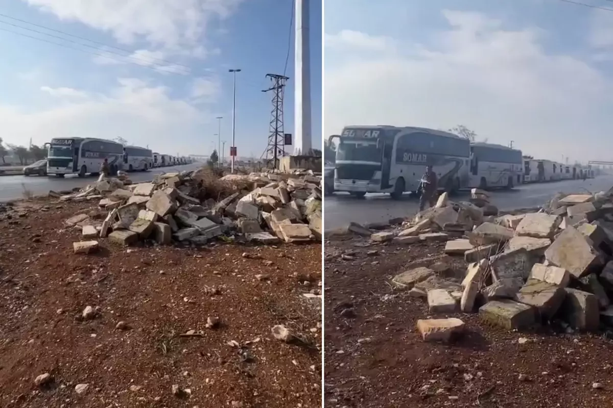 Halep\'teki operasyonlar sonrası YPG\'lilerin tahliyesi başladı