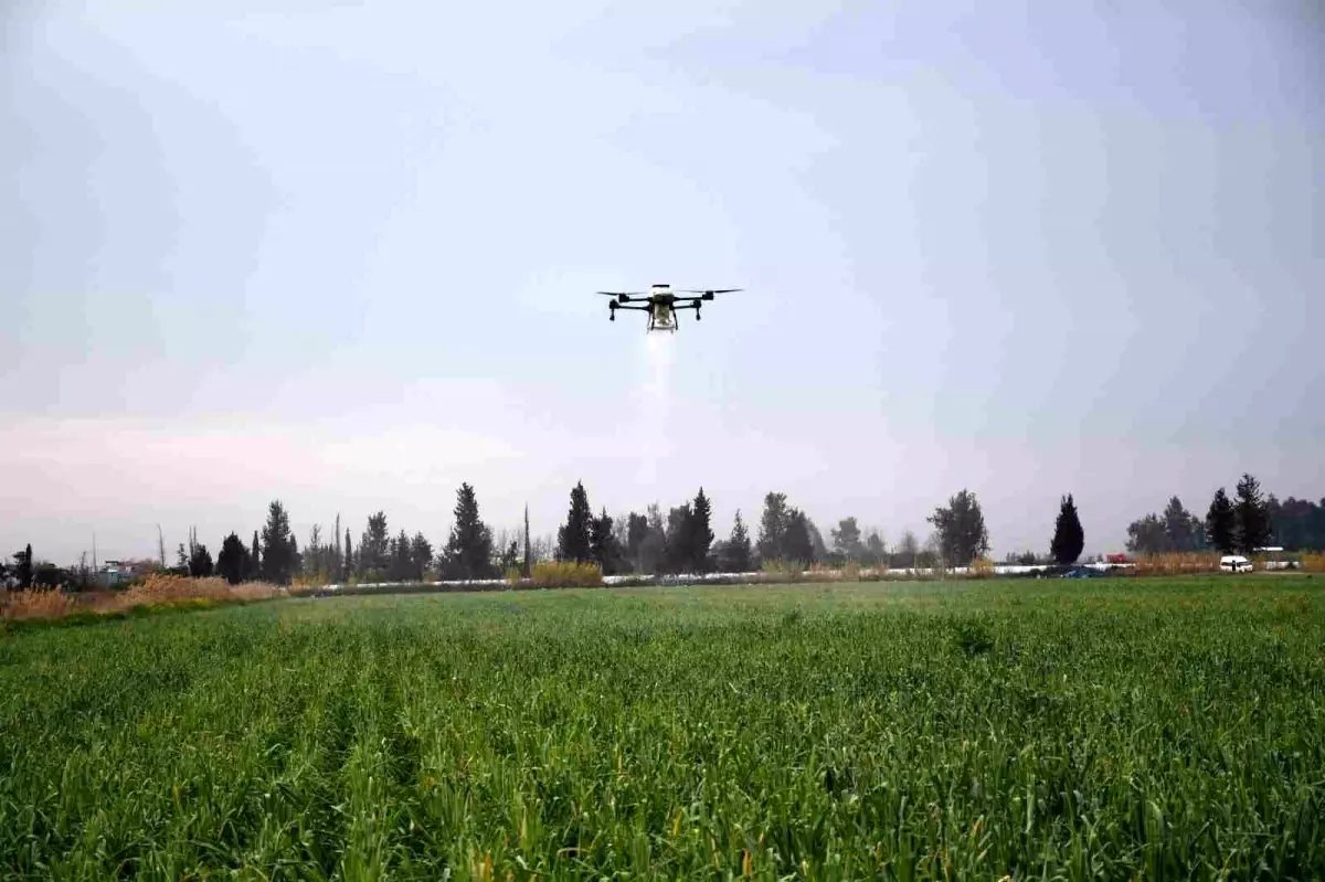 Mersin\'de Dronla Tarım Devrimi