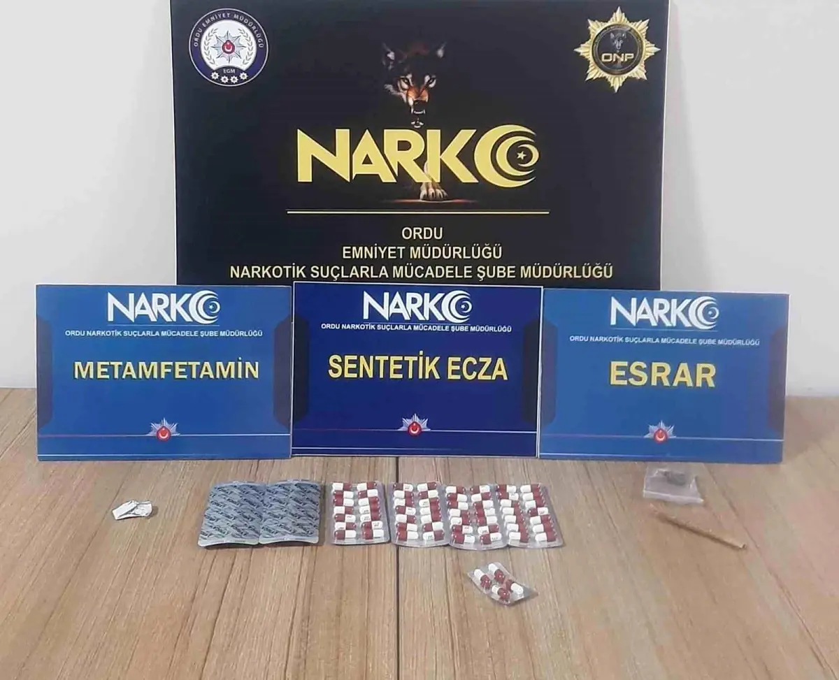 Ordu\'da Uyuşturucu Operasyonu: 6 Tutuklama