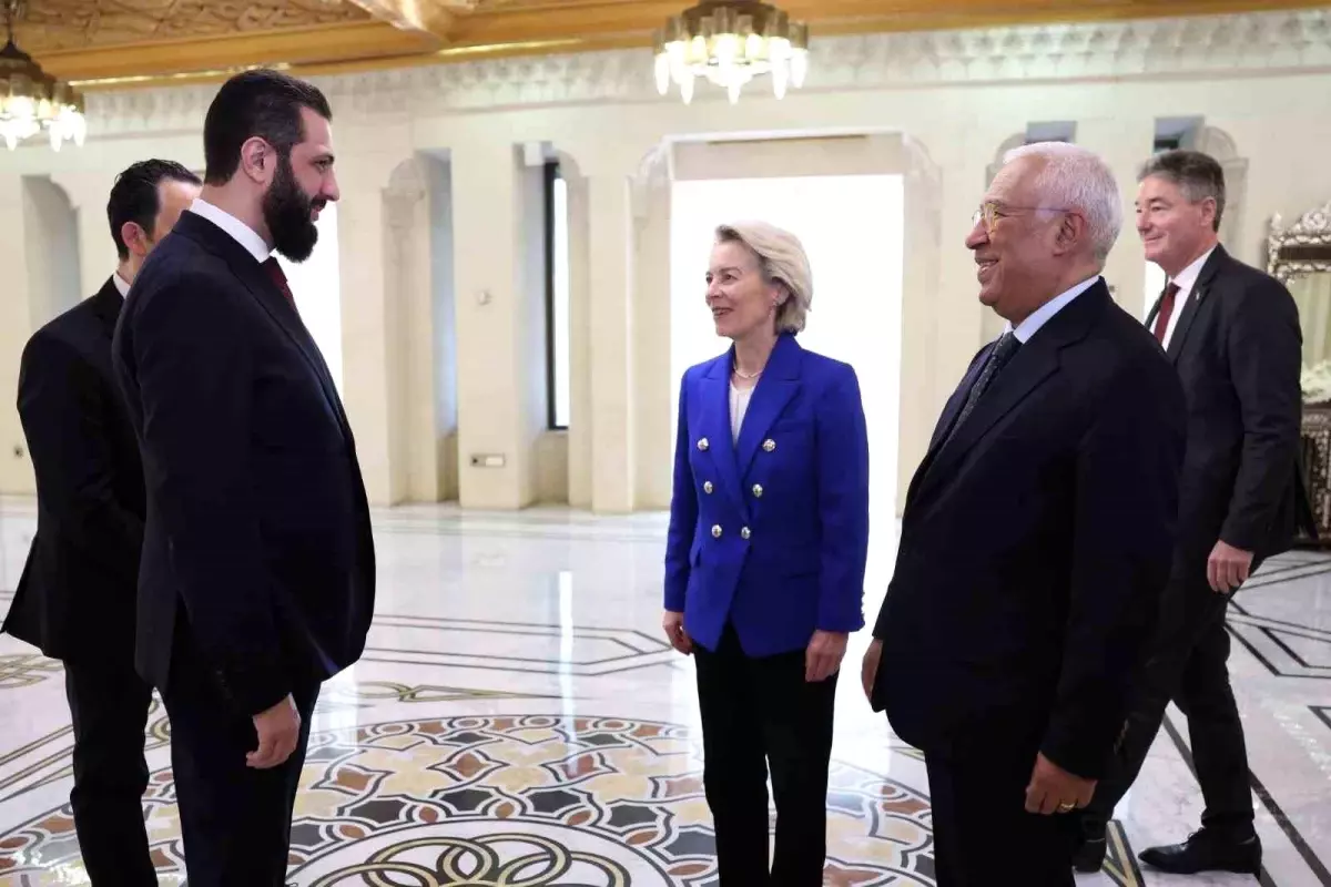 AB Başkanı Suriye\'yi Ziyaret Etti