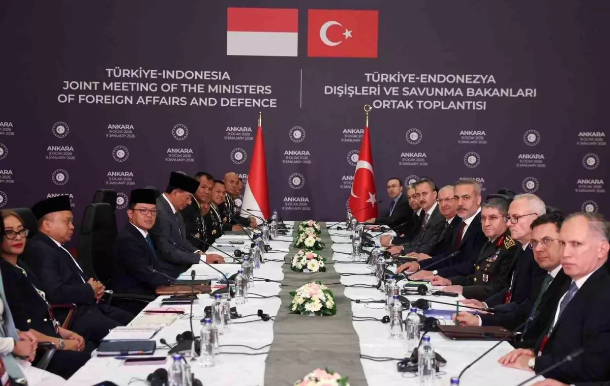 Türkiye ve Endonezya\'dan İş Birliği Toplantısı