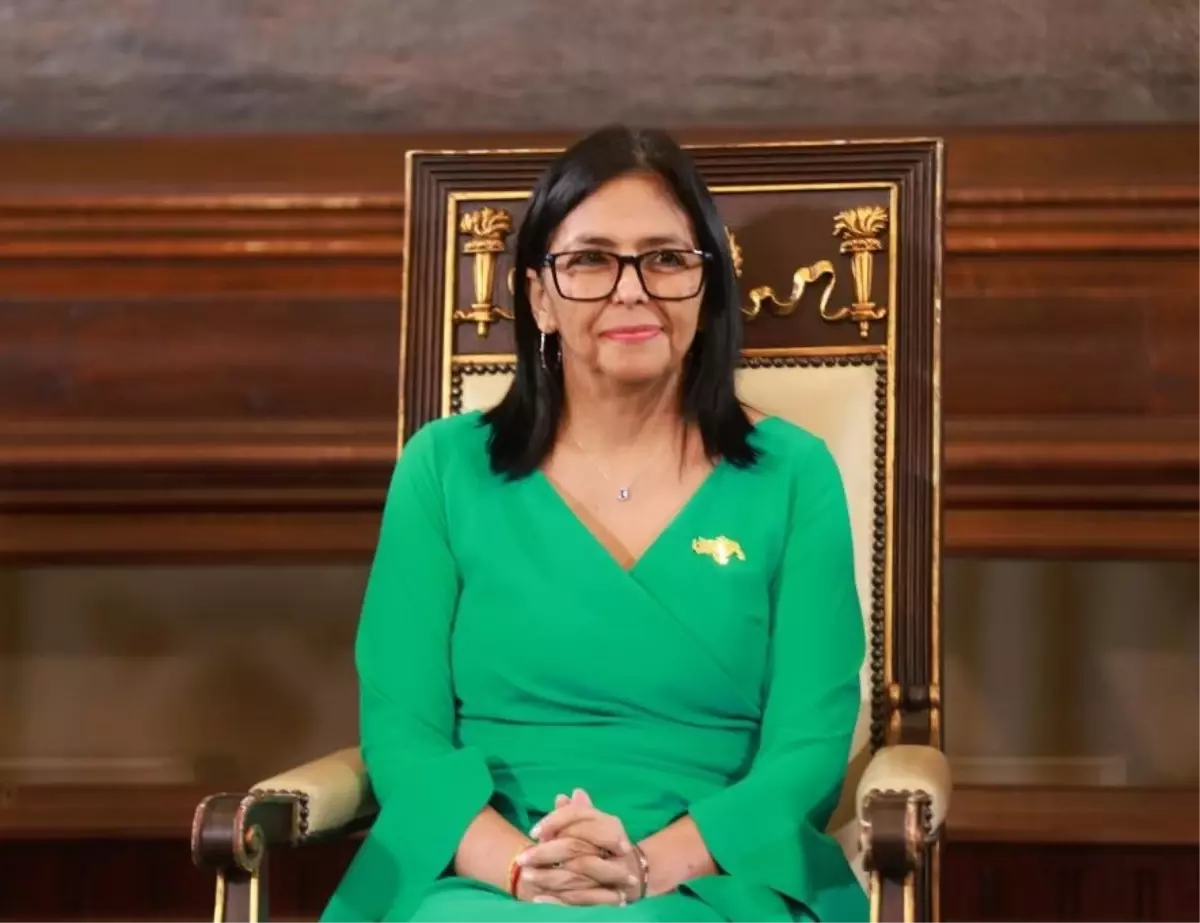 Venezuela Geçici Başkanı Rodriguez\'den Maduro\'ya Destek