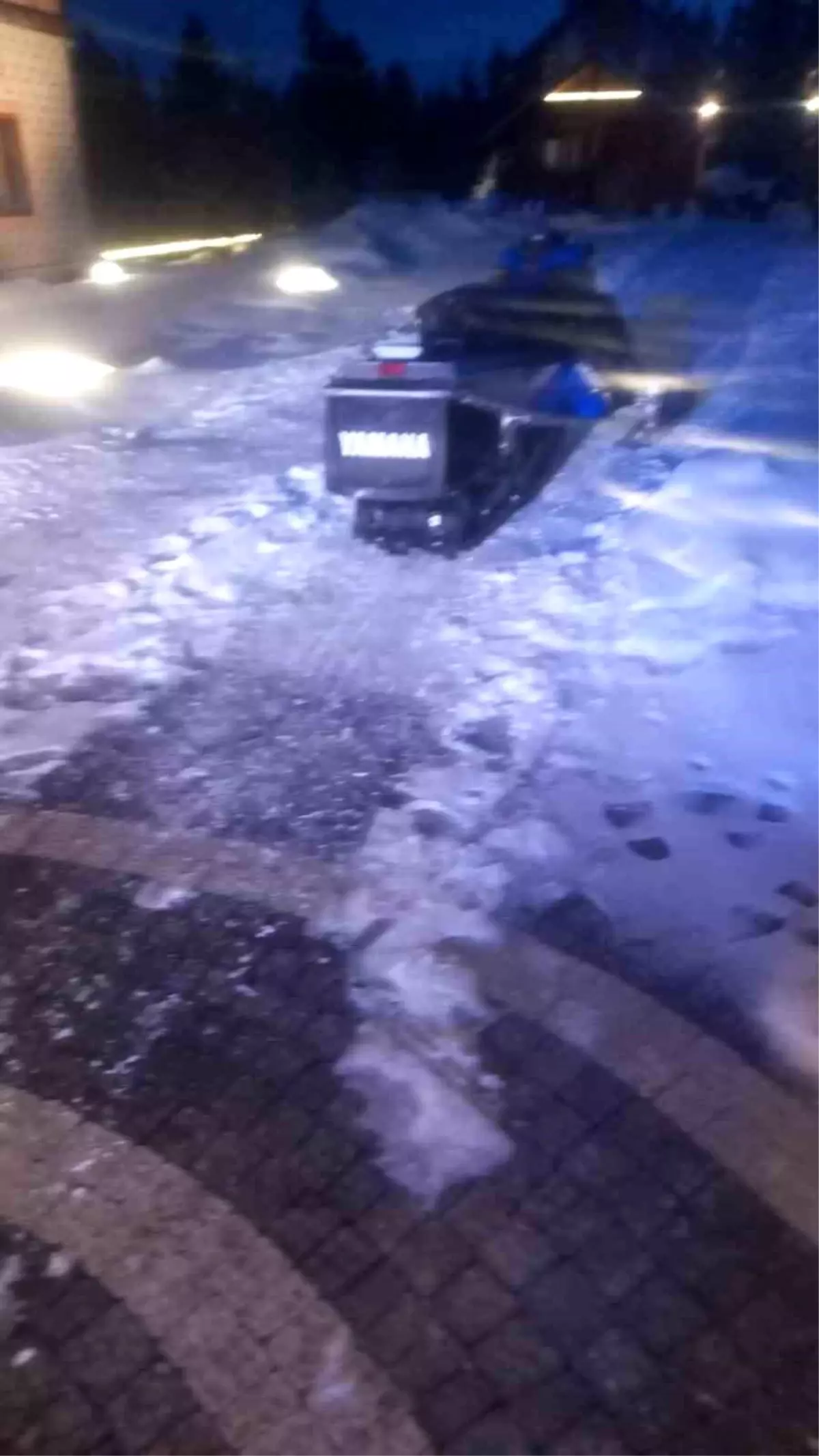 Savcı Çevik Kar Kızağıyla Kaza Geçirdi