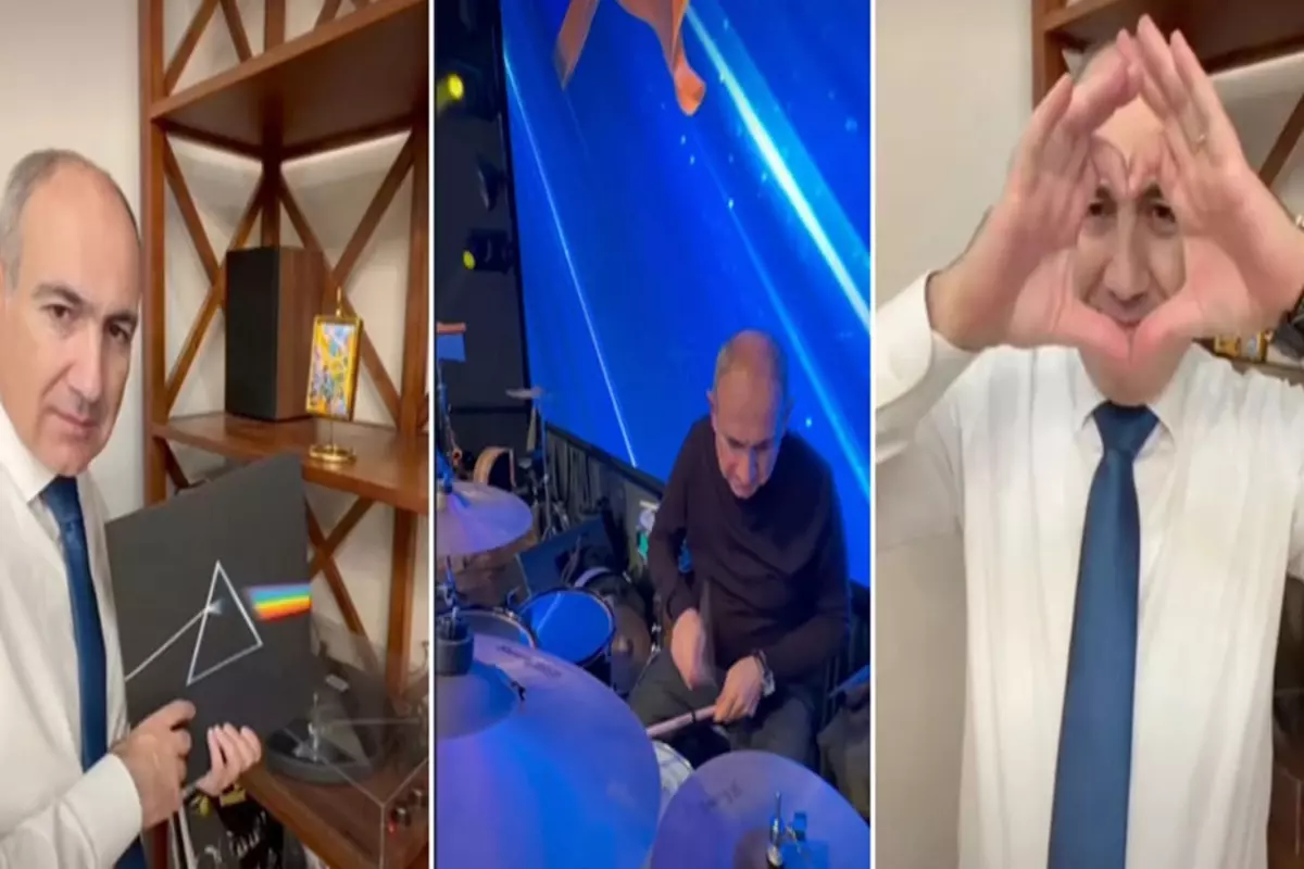 Paşinyan renkli paylaşımlarıyla gündemde! Bazen kalp, bazen de dans