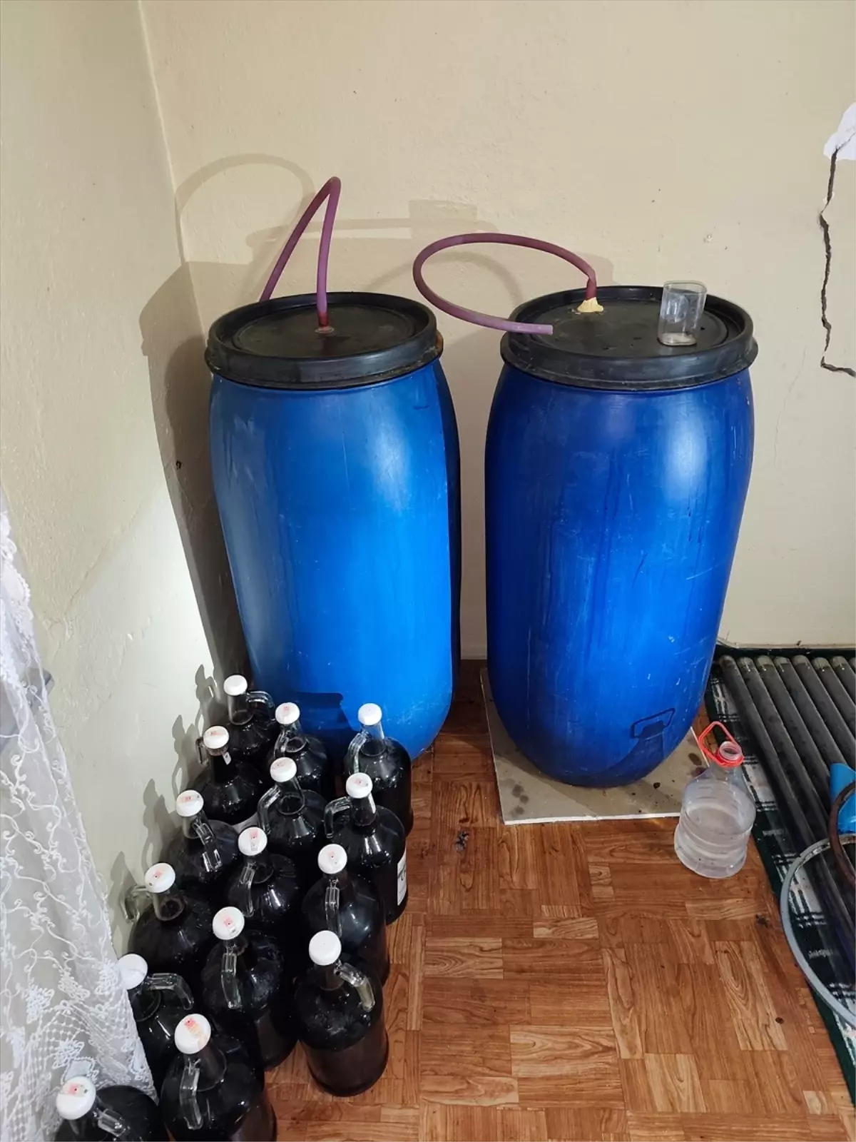 Tekirdağ\'da 665 Litre Sahte İçki Ele Geçirildi