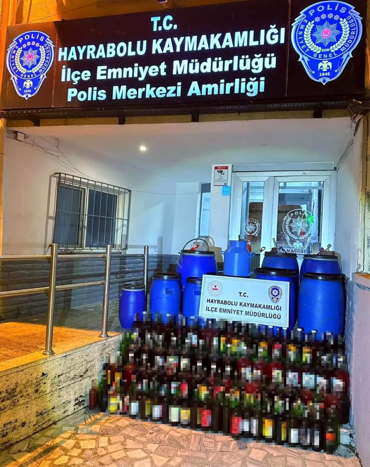 Tekirdağ\'da Kaçak Alkol Operasyonu