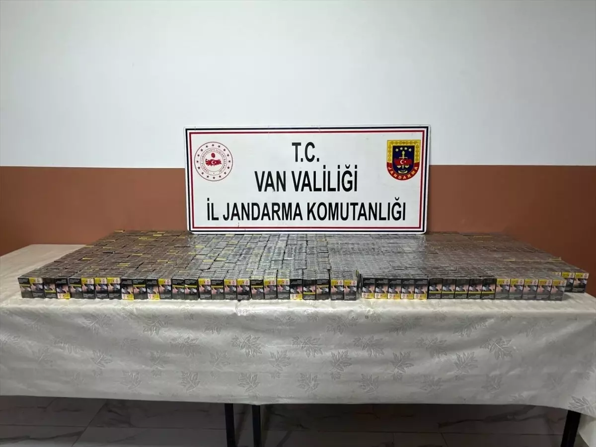 Başkale\'de 1510 Paket Kaçak Sigara Ele Geçirildi