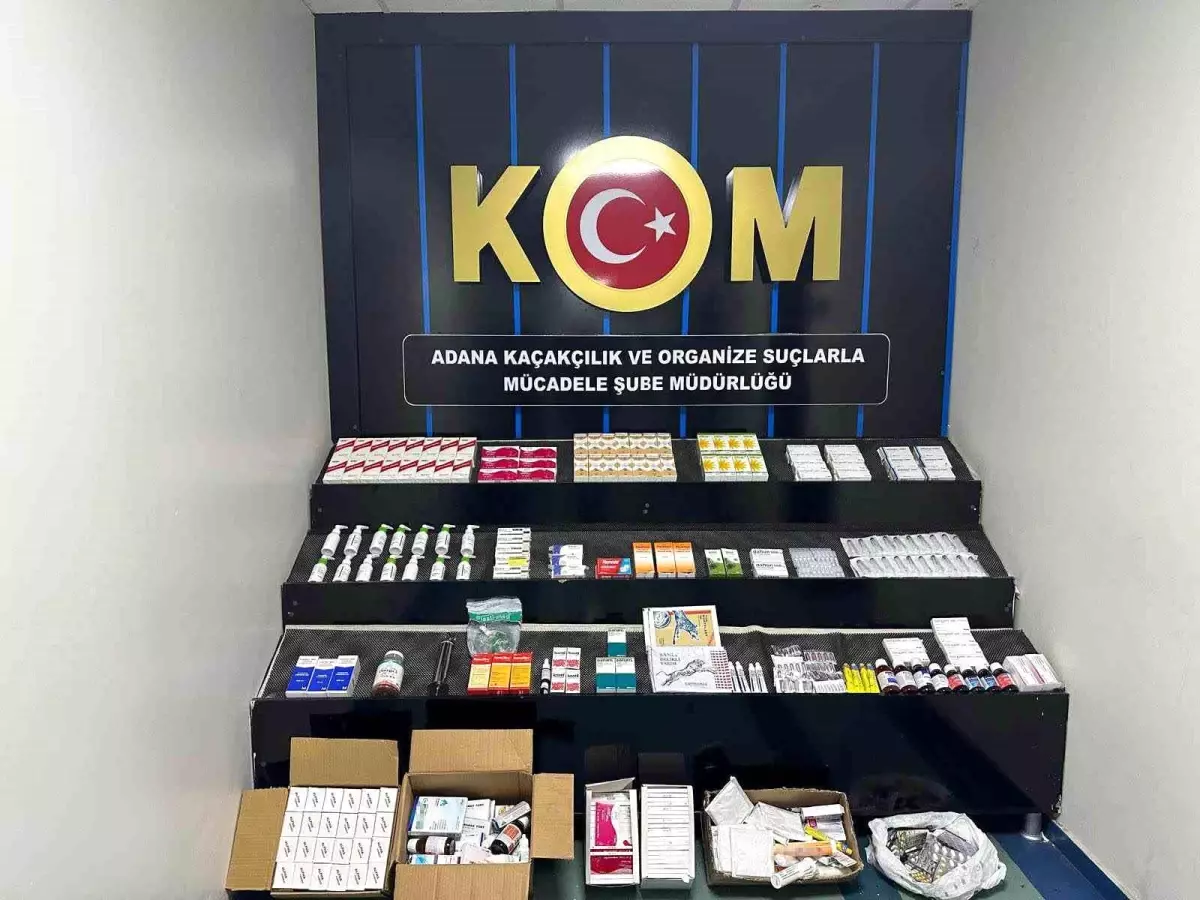 Adana\'da 3.264 Kaçak İlaç Ele Geçirildi