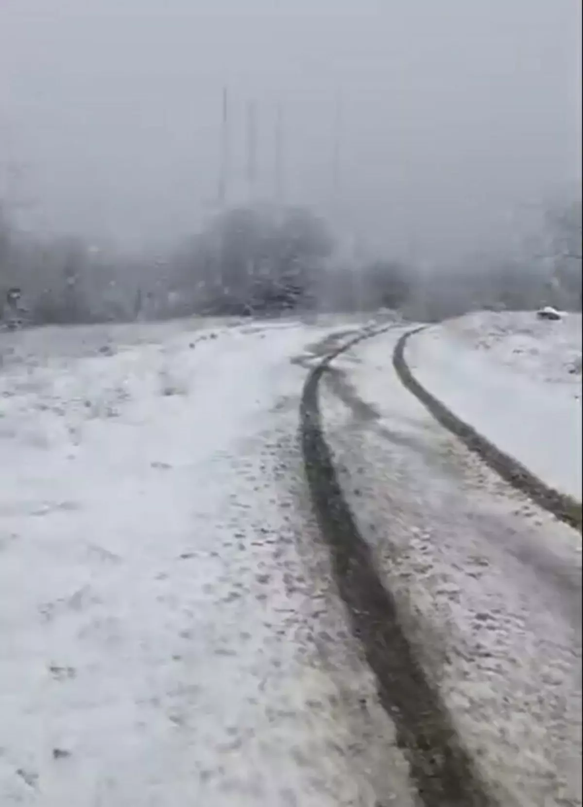 Çanakkale\'de Kar Yağışı