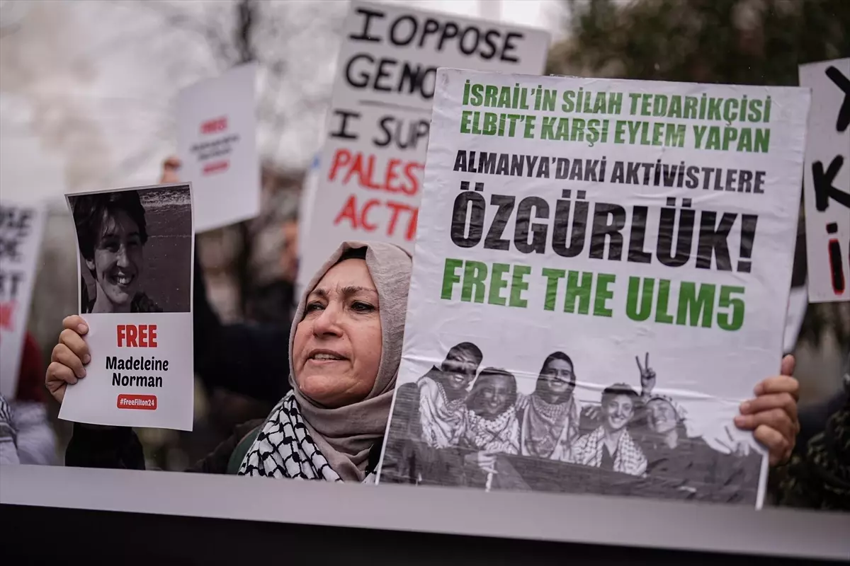 Filistin Aktivistleri İçin Destek Eylemi