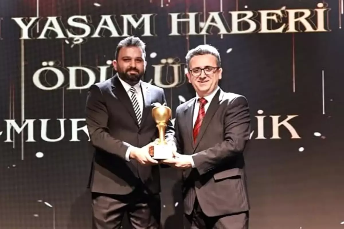 Murat Çelik, Yılın Yaşam Haberi Ödülünü Aldı