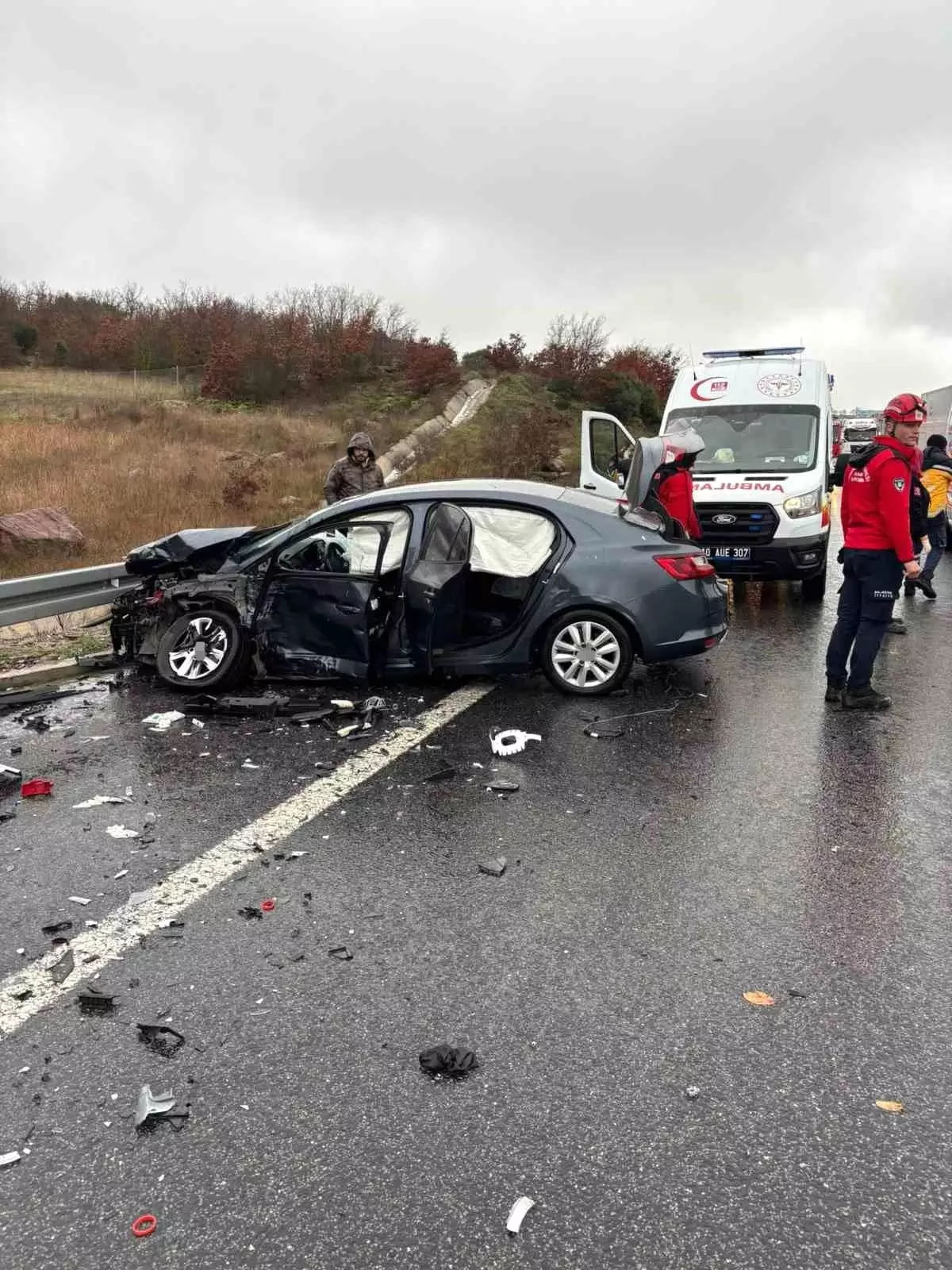 İzmir-İstanbul Otoyolu\'nda Zincirleme Kaza