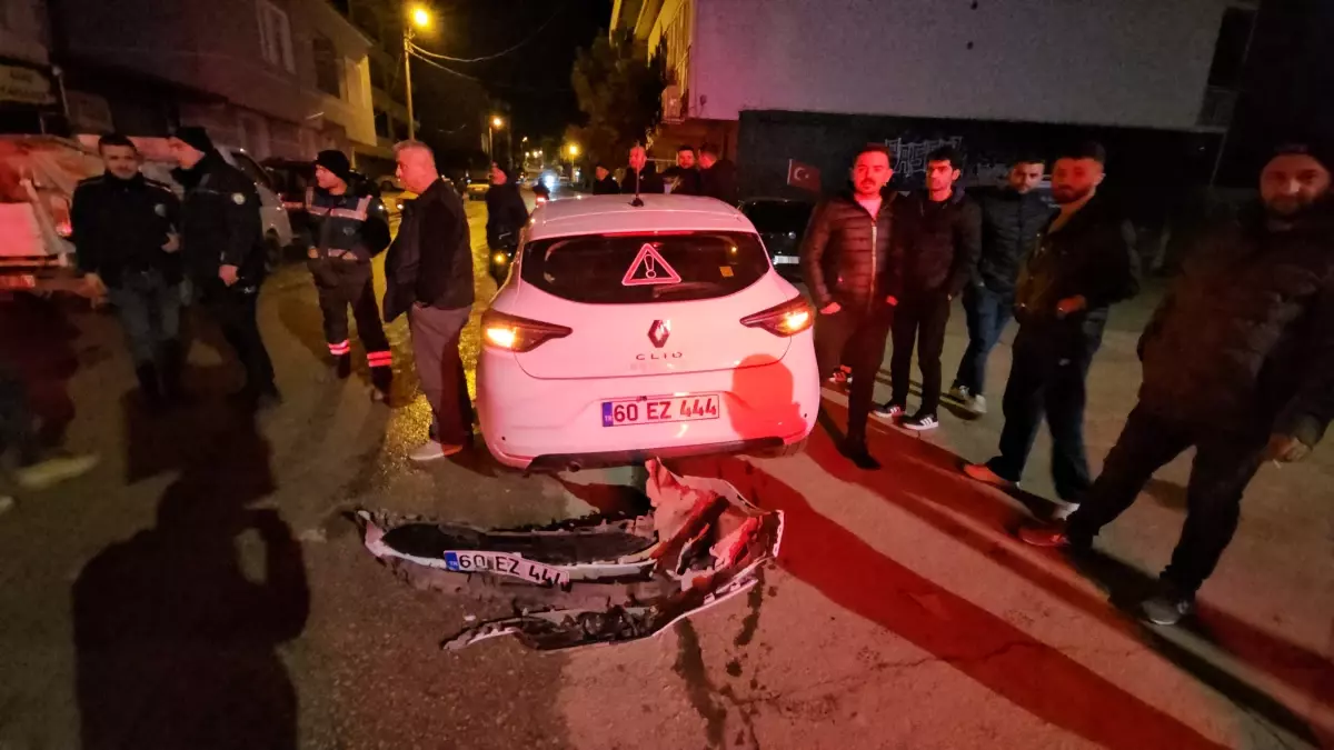 Tokat\'ta Kaza: Motosiklet Otomobille Çarpıştı