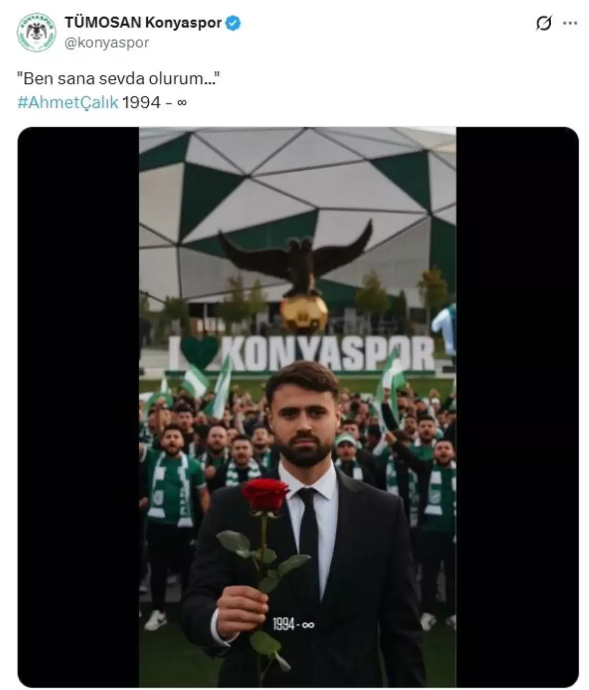 Konyaspor, Ahmet Çalık\'ı Andı