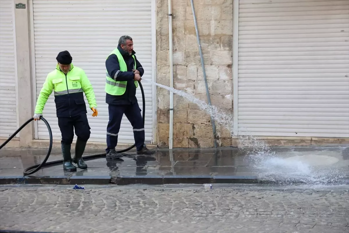 Mardin\'de Kar Sonrası Temizlik