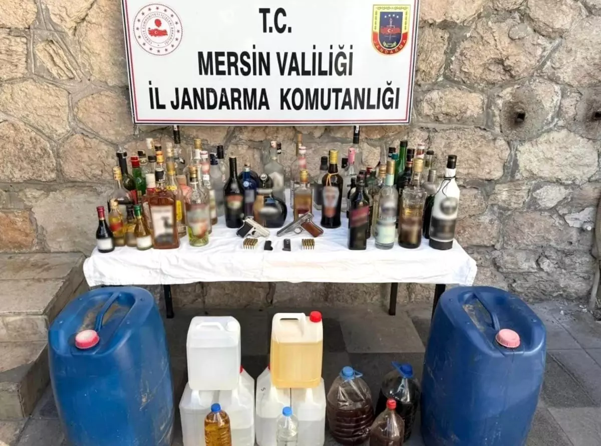 Mersin\'de 400 Litre Sahte İçki Ele Geçirildi
