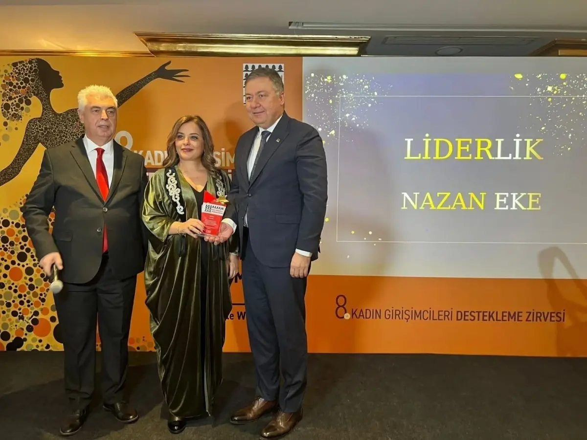 Nazan Eke\'ye kadın girişimciliğinde liderlik ödülü: Alyalina ile ilham veren başarı