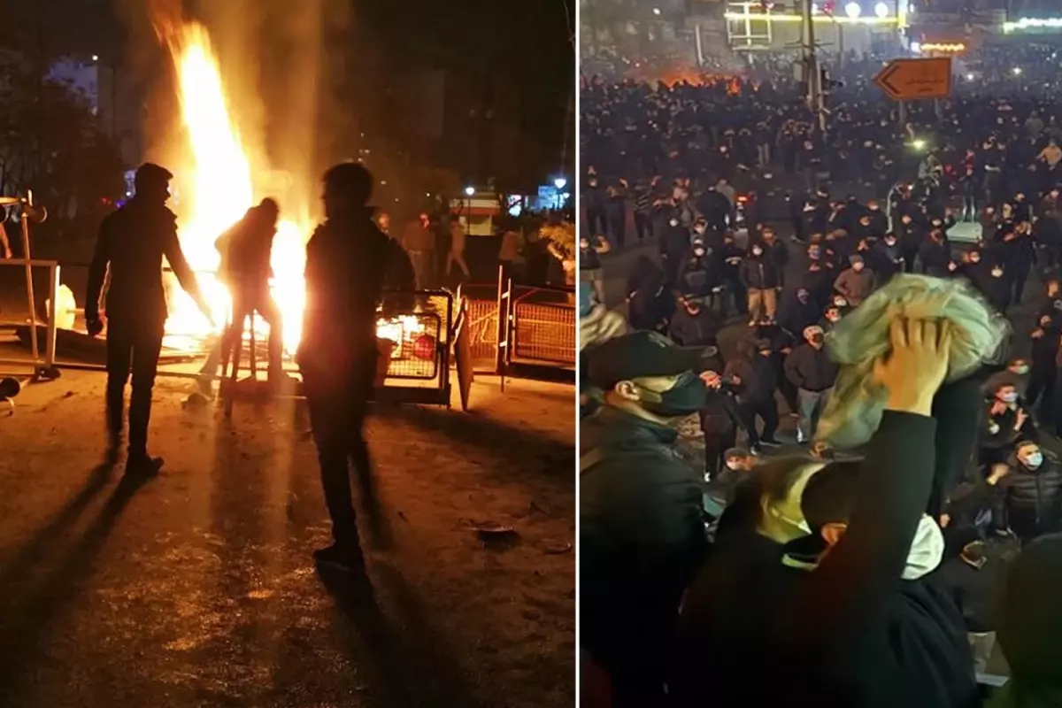 İran devlet televizyonu: Reşt kentindeki gösterilerde 300\'den fazla dükkan yandı