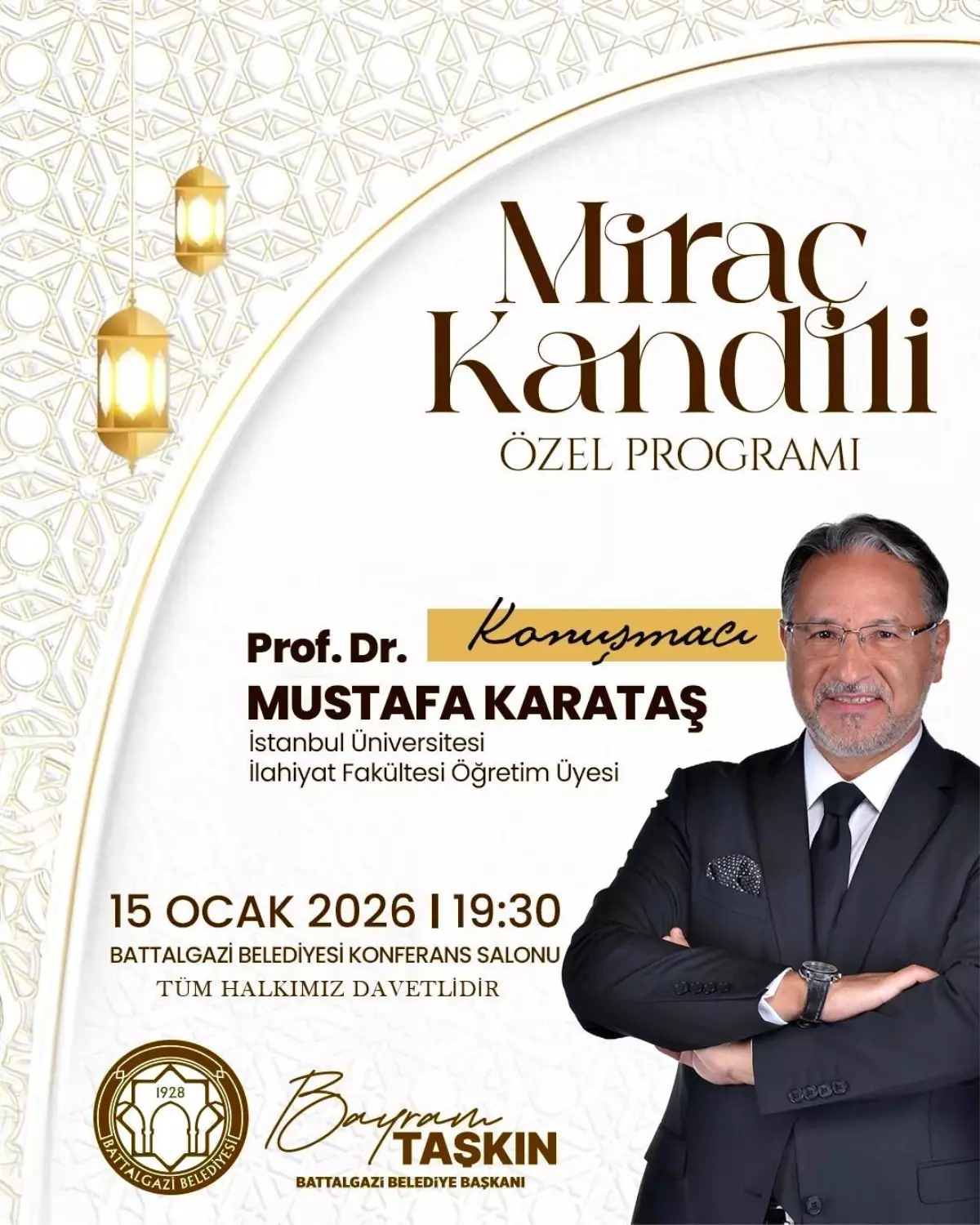 Battalgazi\'de Miraç Kandili özel programı