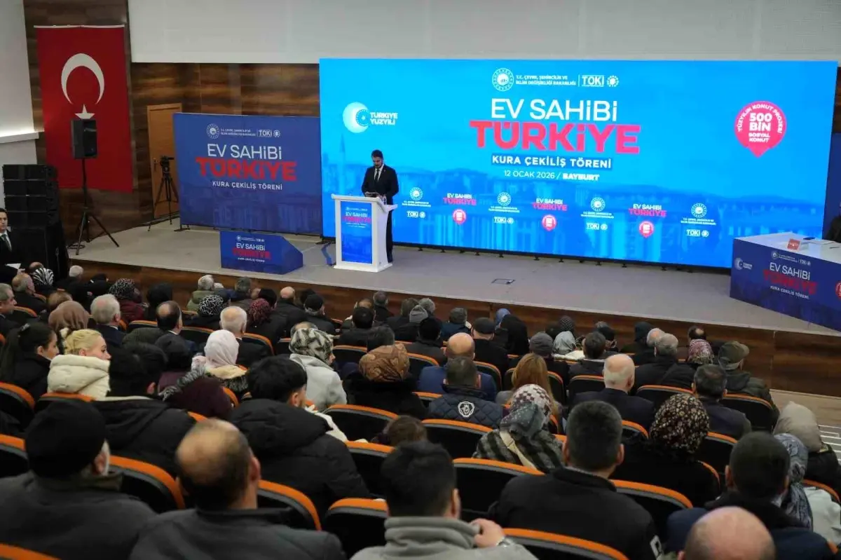 Bayburt\'ta TOKİ Konut Kura Çekimi Gerçekleşti