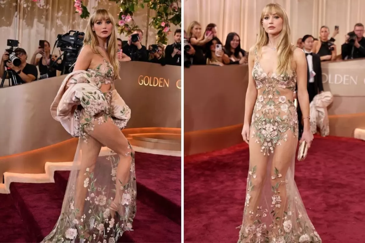 Bu kadarına gerek var mı?\' Ünlü oyuncu ödül törenine nerdeyse çıplak geldi