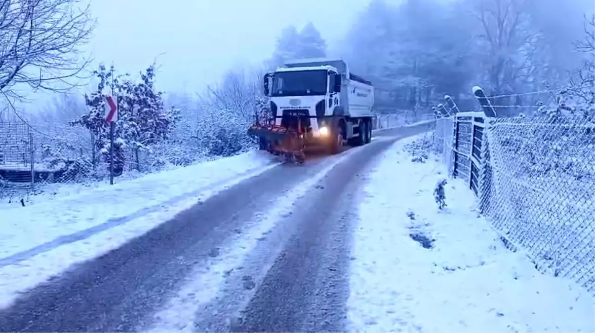 Bursa Büyükşehir\'den kar mesaisi