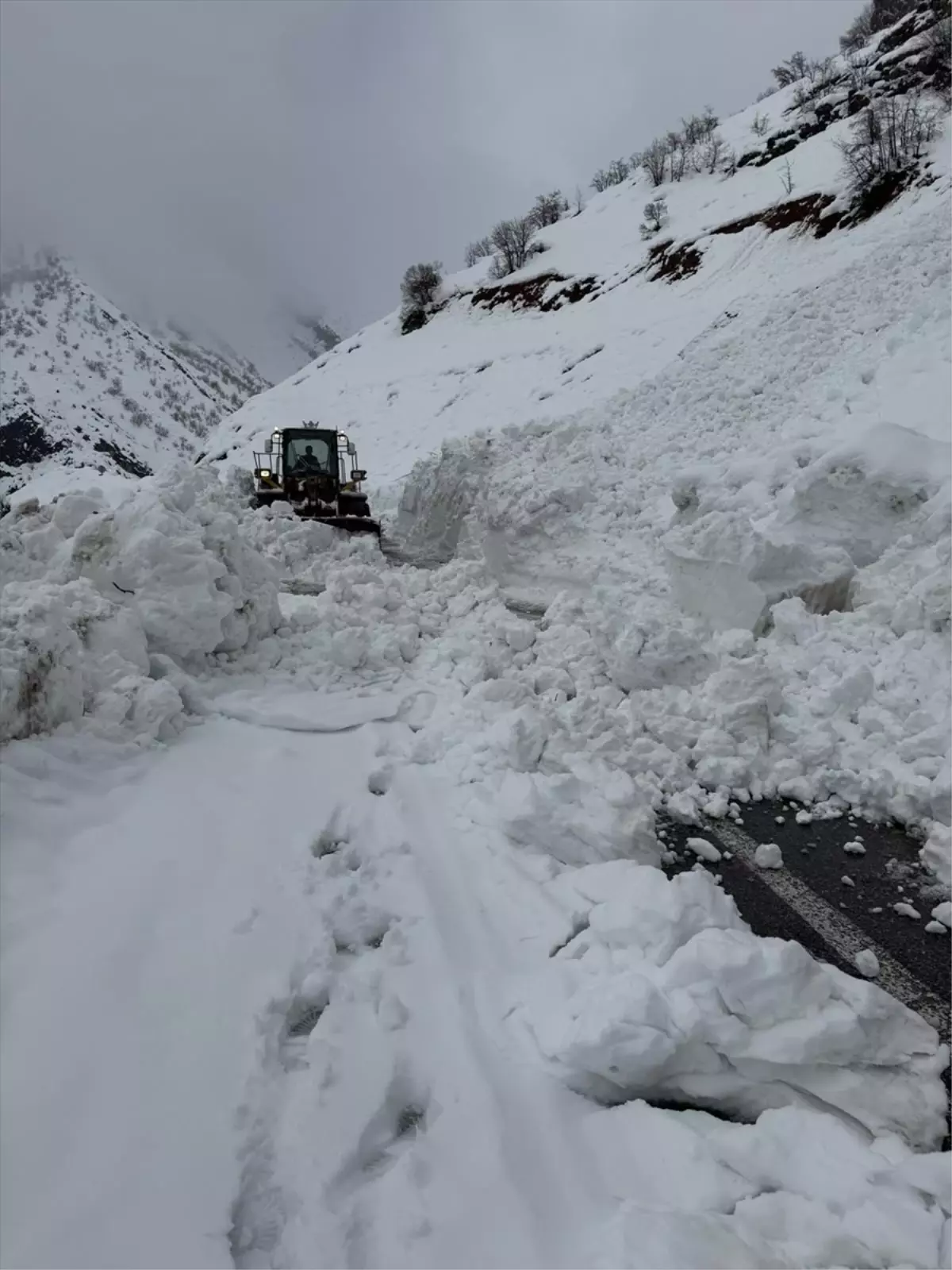 Hakkari-Şırnak Yolu Çığlardan Temizlendi