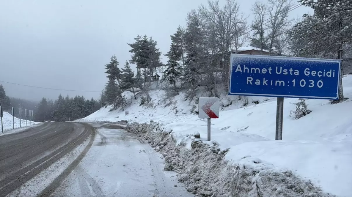 Karabük\'te kar yüzünü gösterdi