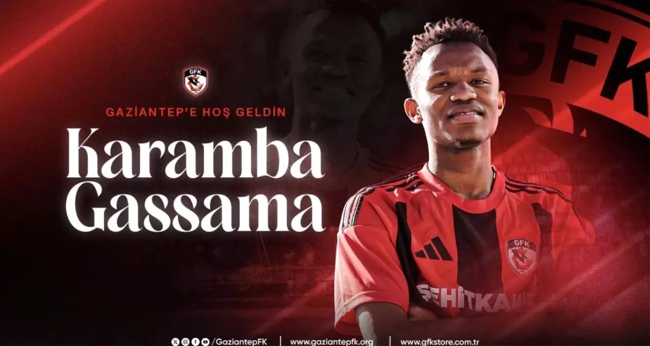 Gaziantep FK, Karamba Gassama\'yı Kadrosuna Kattı