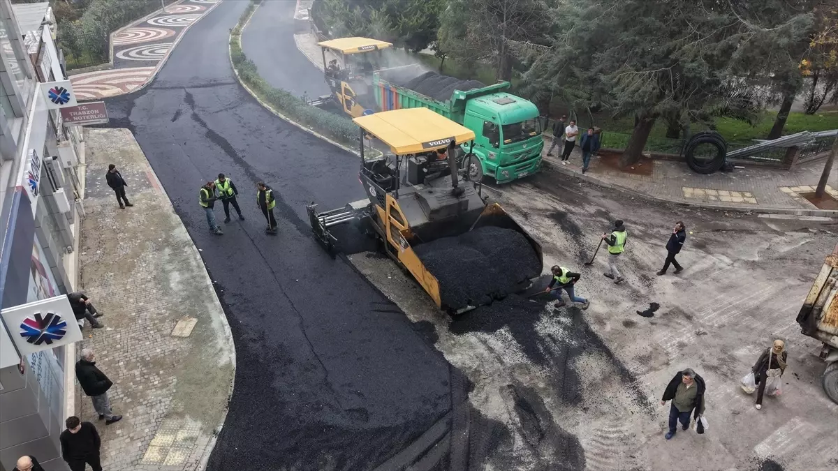 Trabzon\'da Cadde Yenileme Çalışmaları Devam Ediyor