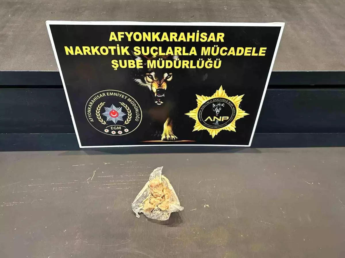 Afyon’da Uyuşturucu Operasyonu: 3 Tutuklama