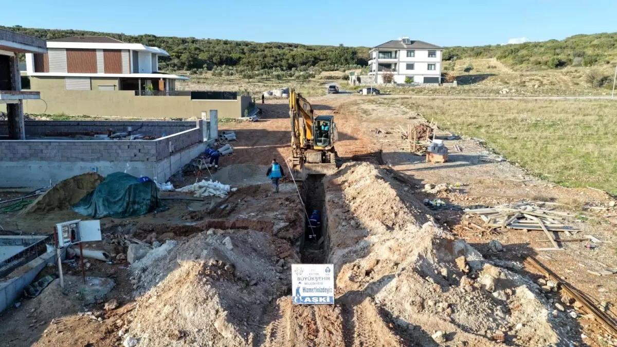 Aydın Büyükşehir Belediyesi\'nin Didim\'de altyapı çalışmaları sürüyor