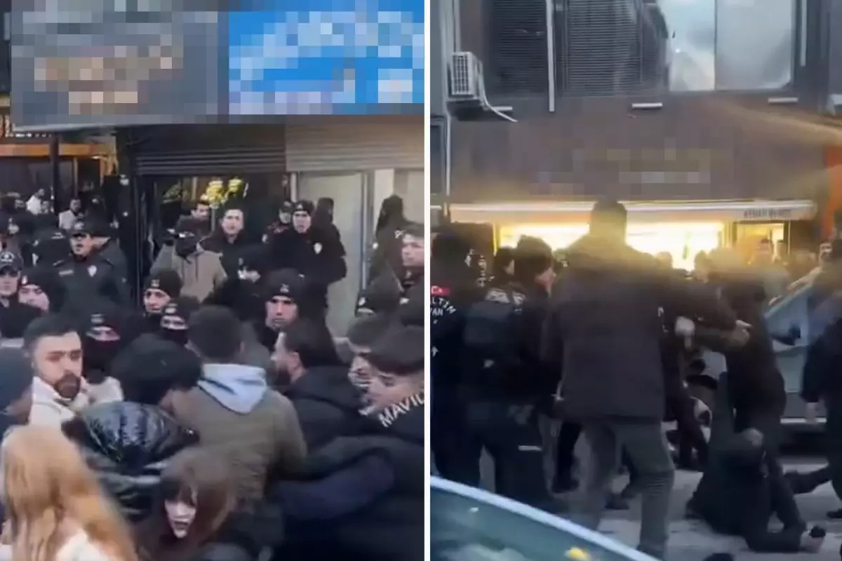 Bir şehrimizi karıştıran esnaf! Dükkanın önü savaş alanına döndü