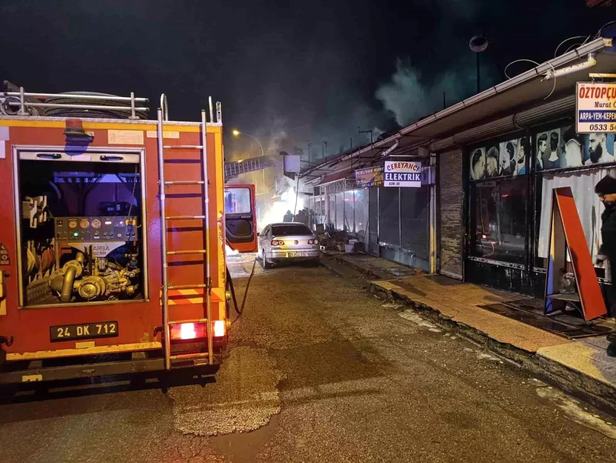 Erzincan\'da Fırında Yangın Paniğe Neden Oldu