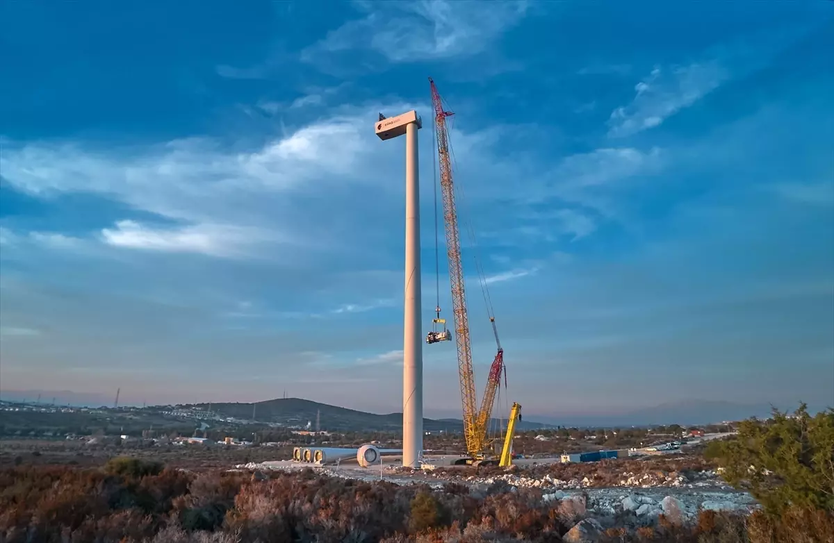 Alaçatı RES\'te Yerli Türbin Dönüşümü