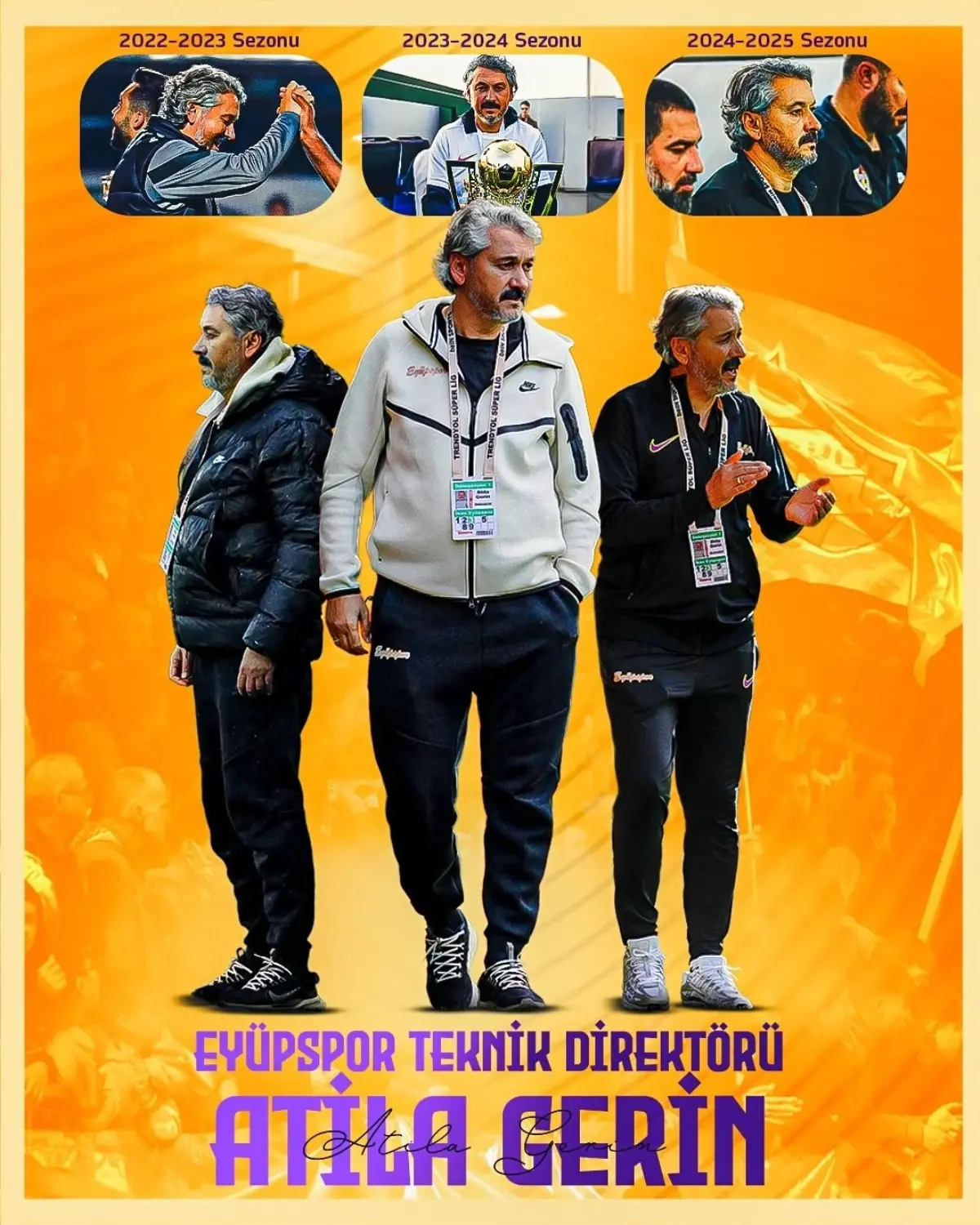 Eyüpspor\'da Atila Gerin Teknik Direktör Oldu