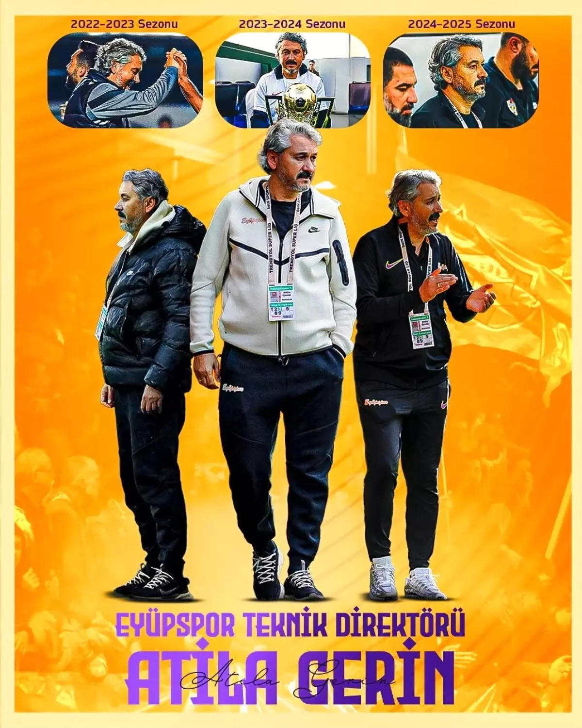 Eyüpspor\'da Atila Gerin Teknik Direktör Oldu
