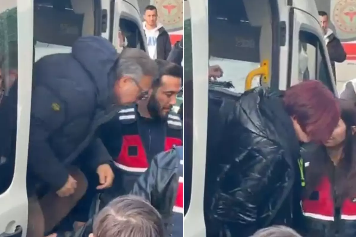 Gözaltındaki Oktay Kaynarca ve Emel Müftüoğlu\'ndan ilk görüntü