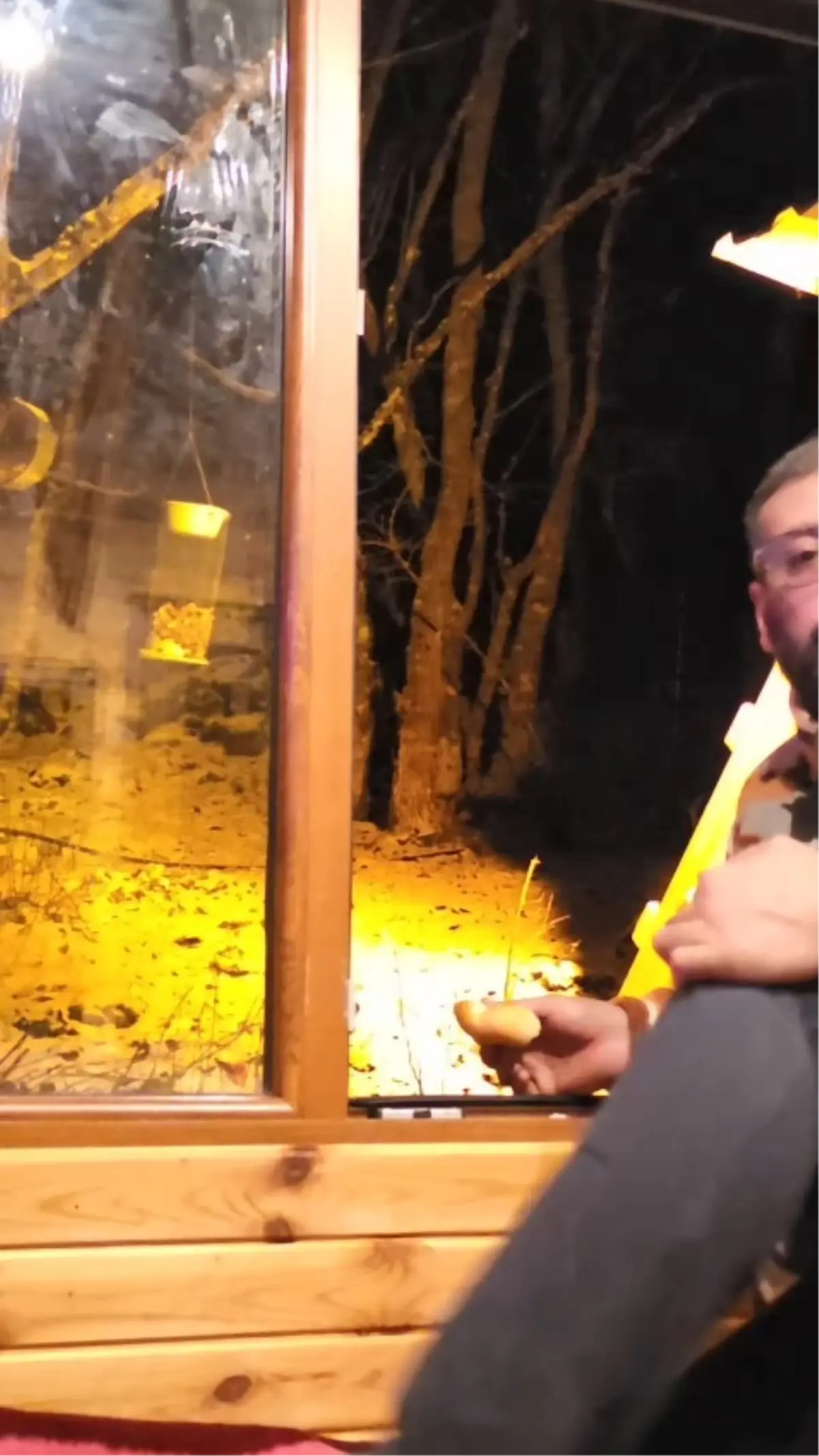 Kartepe\'de Tilkiyi Besleyen Adam