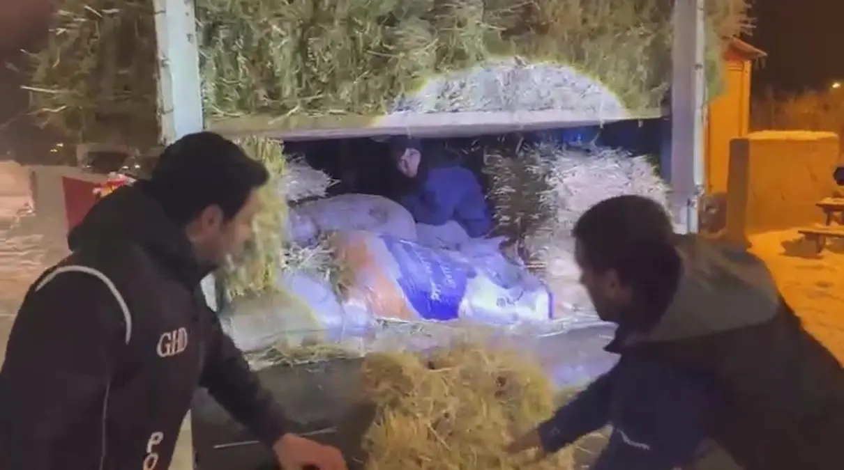 Kars\'ta Kaçak Göçmen Operasyonu