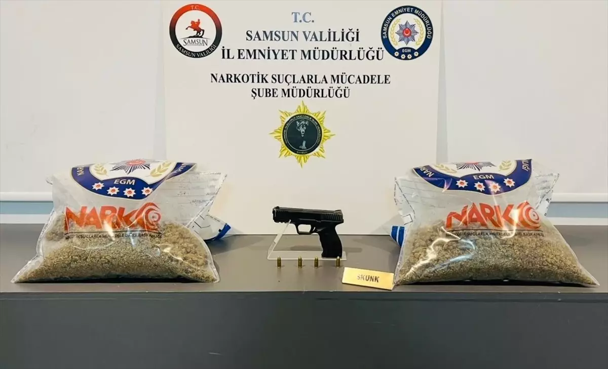 Samsun\'da 2 Kilo Uyuşturucu Ele Geçirildi