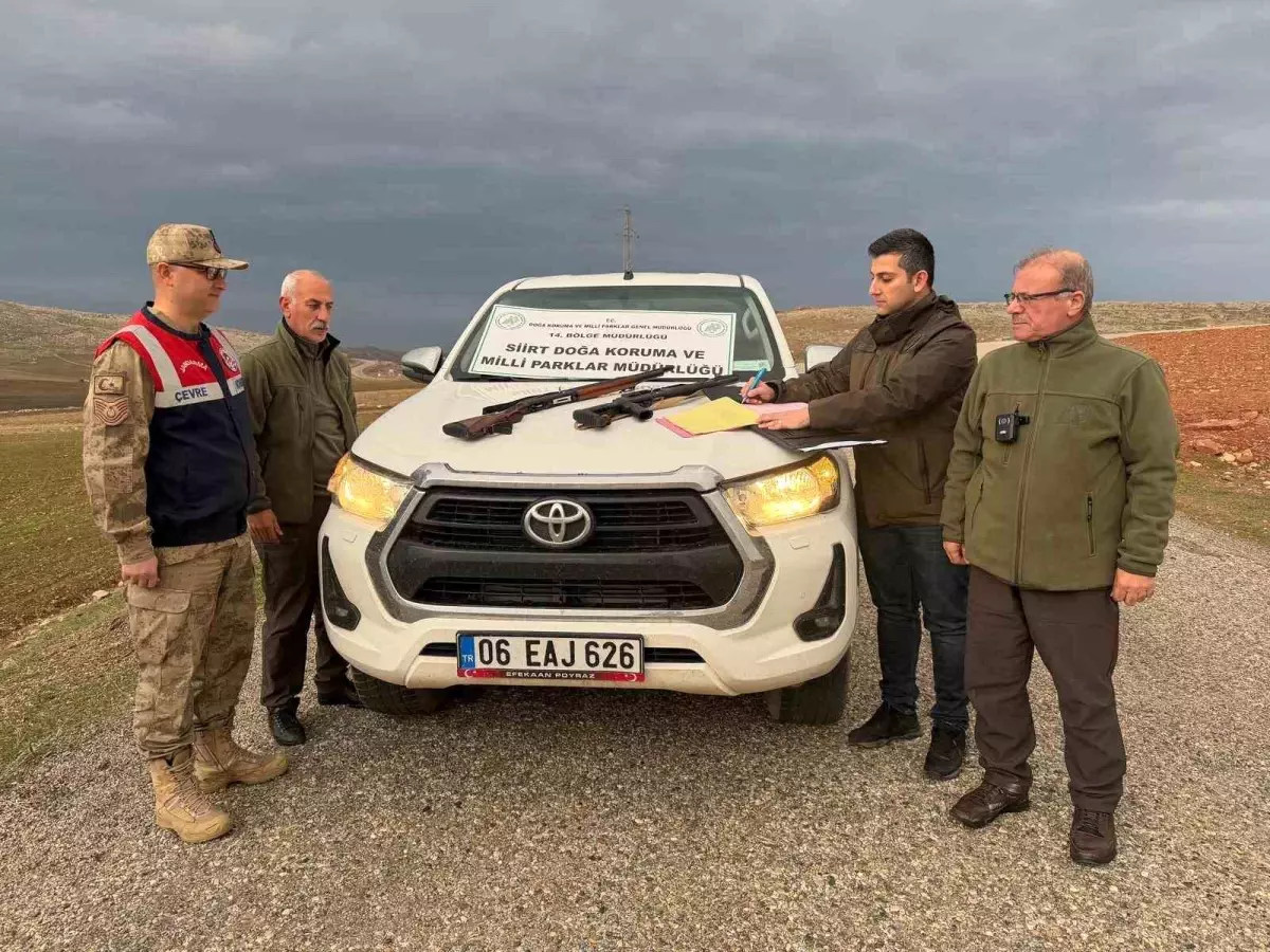 Siirt\'te Kaçak Avcılara Cezalar