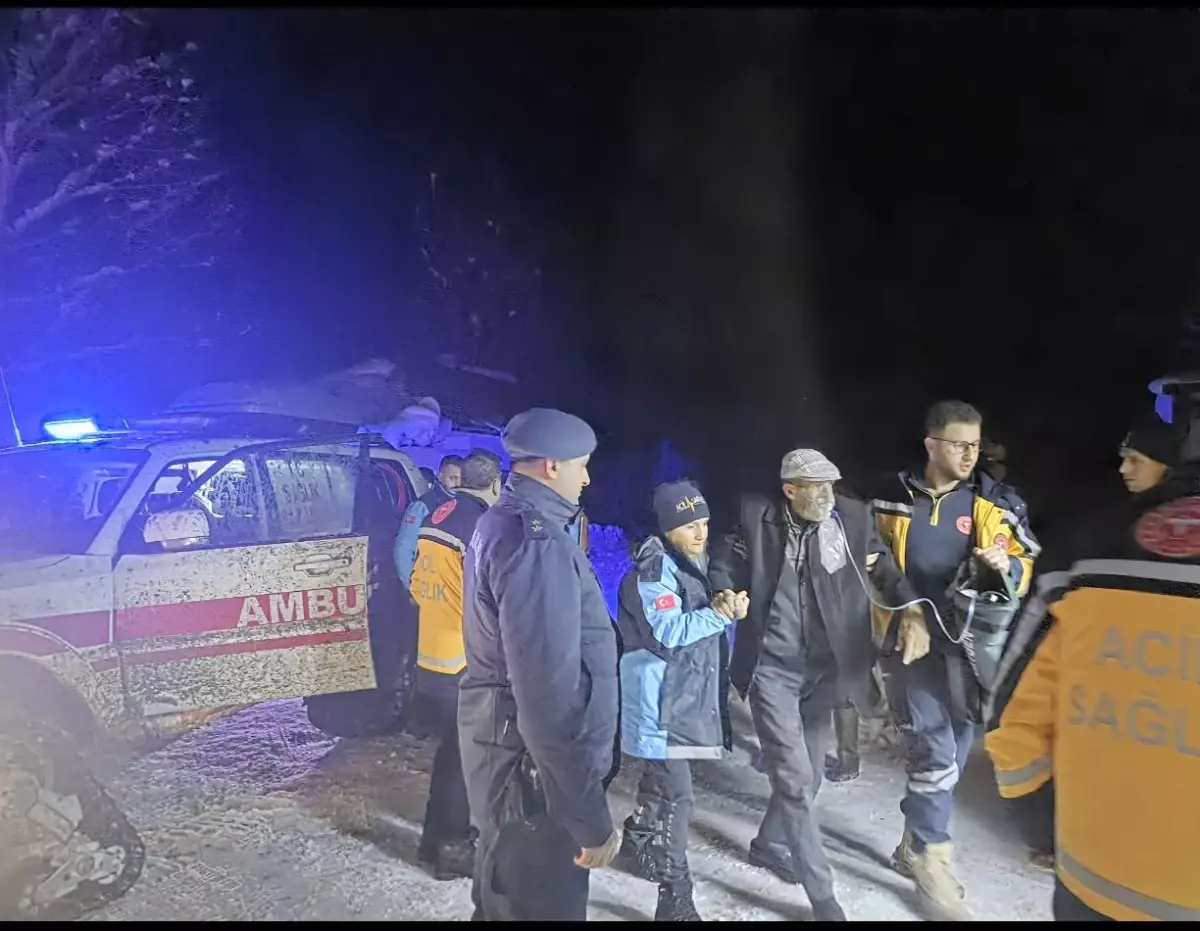 KOAH Hastası Kış Şartlarında Kurtarıldı