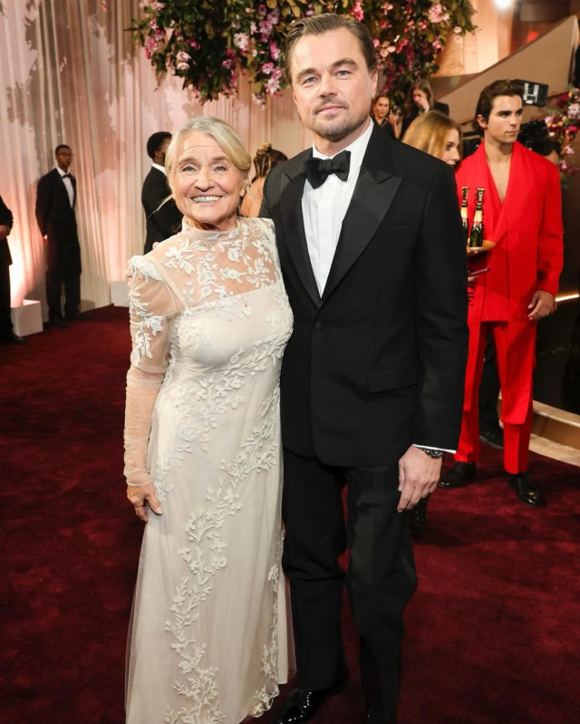 Altın Küre'de ilginç anlar! DiCaprio'nun annesini bir davetliyle tanıştırma girişimi yarım kaldı