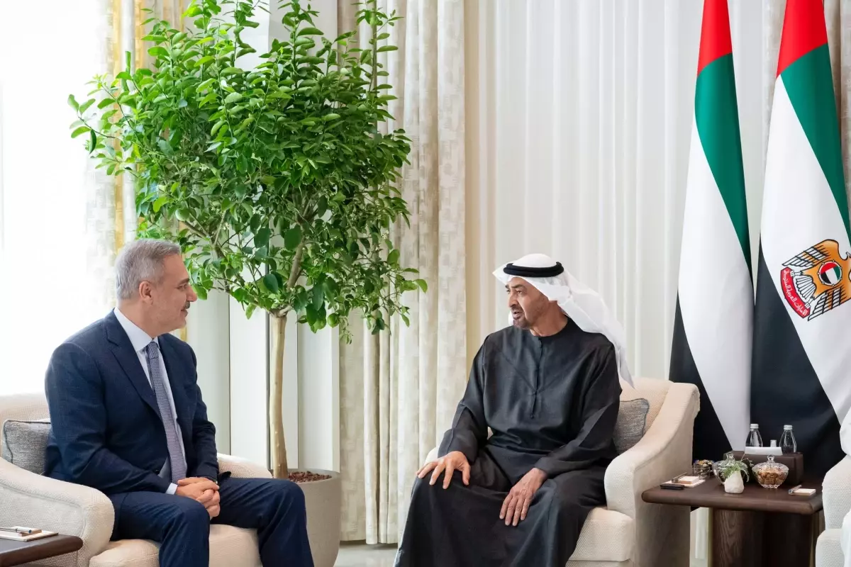 Hakan Fidan, BAE Devlet Başkanı ile Görüştü